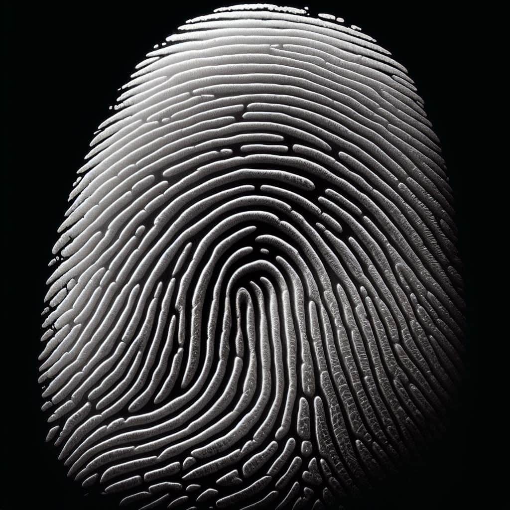 Arch Pattern in Fingerprint.
